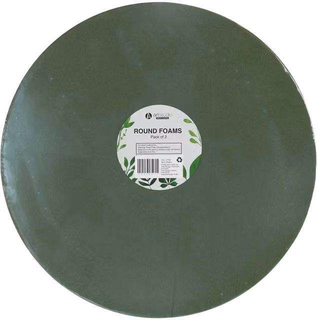 Art Studio Pack of Round Foams in Green