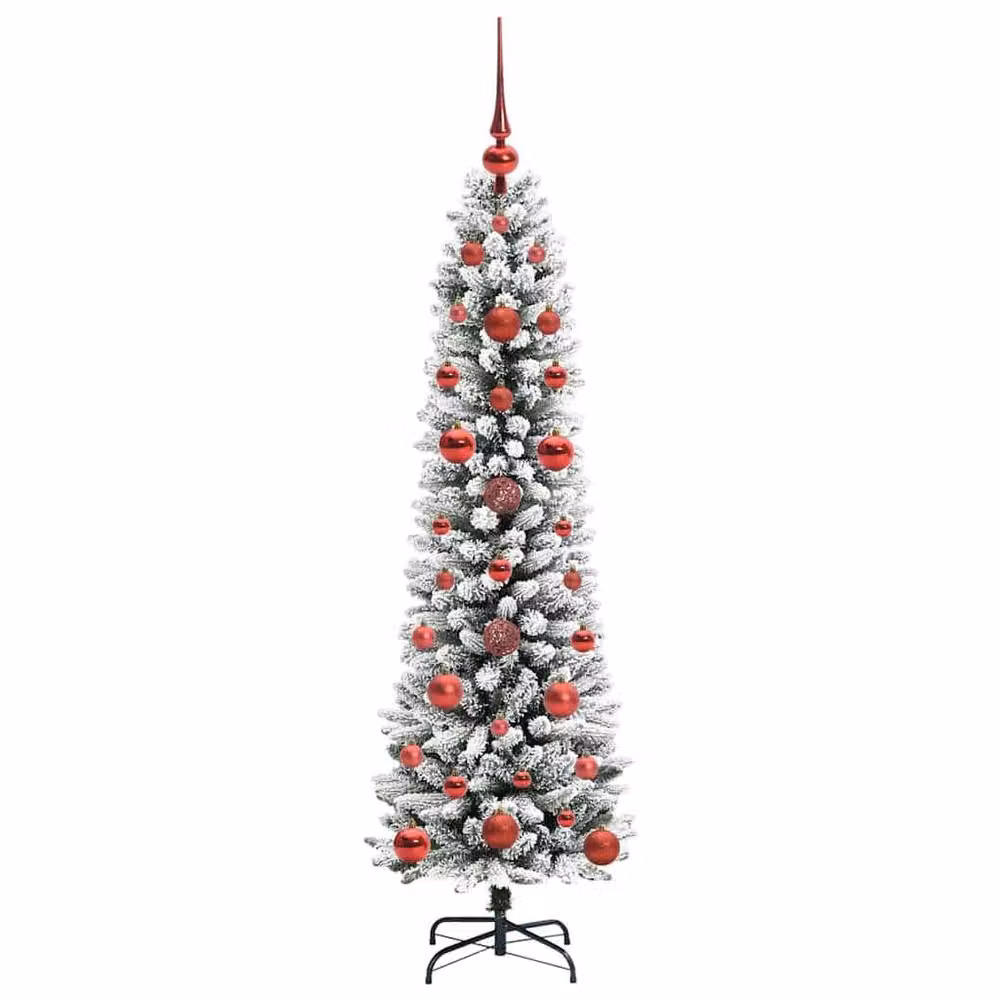 Berkfield Home Artificial Christmas Tree with 150 LEDs in Green, White and Black, Height: 120 cm – 3