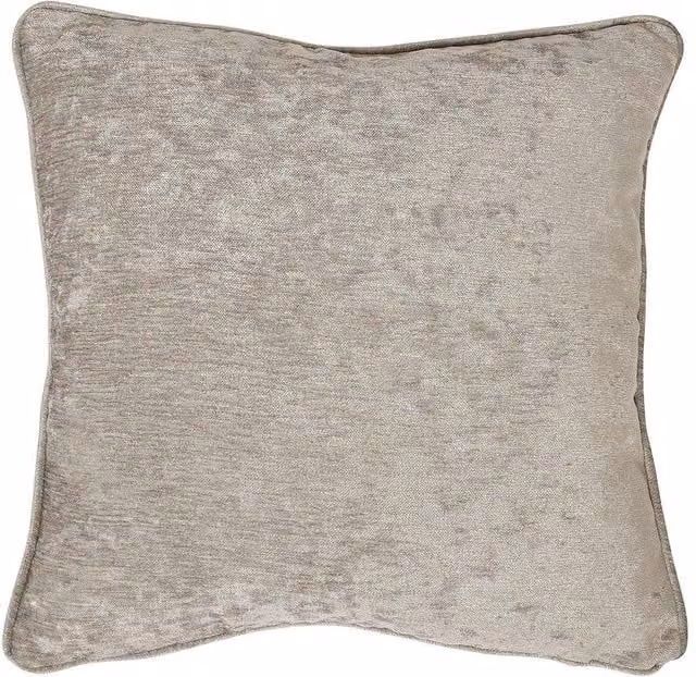 Curtina Textured Chenille Filled Cushion in Beige, W/D/H: 43 x 43 x 43 cm