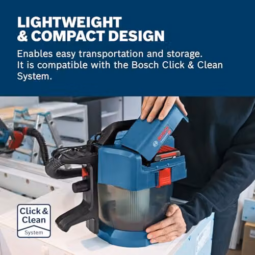 Bosch Professional 18V System Industrial Dust Extractor GAS 18V-10 L Blue – 4