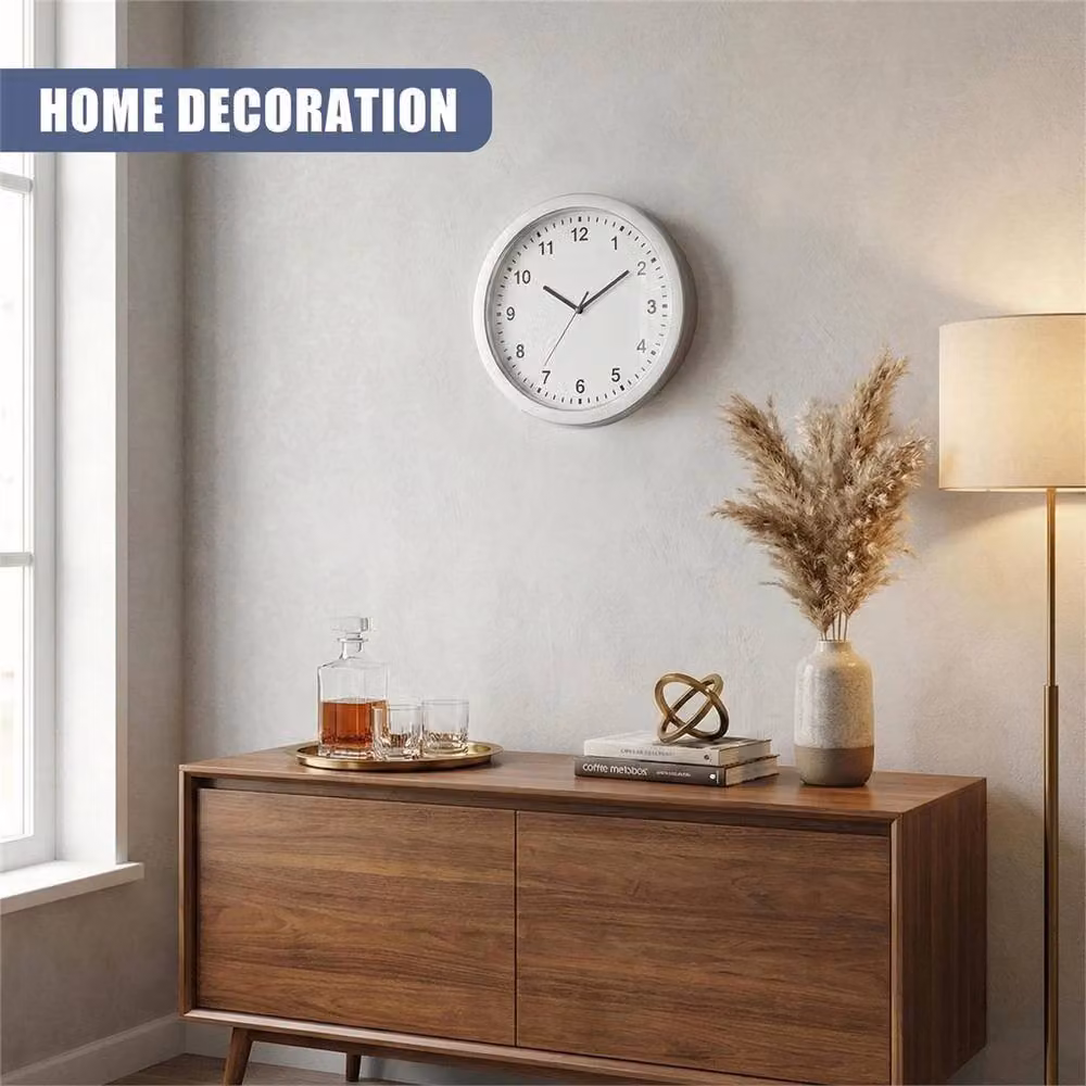 Nordara Secret Safe Wall Clock with Hidden Compartment and Money Box in Silver and Multicolour – 3