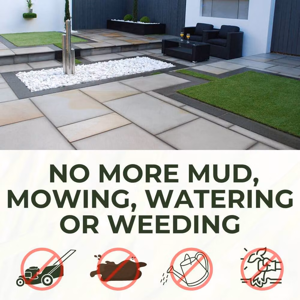 Ark Mat 7mm Artificial Grass Green 4m x 11m – 6
