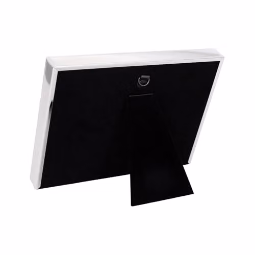 Happy Homewares Modern Silver Christening Metal Picture Frame for Wall or Tabletop, 10 x 15 cm – 2