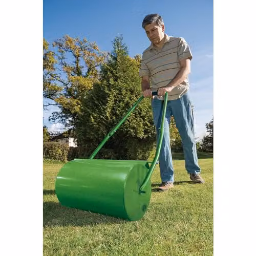 Draper 82778 Manual Lawn Roller Drum, Green, 500mm – 2