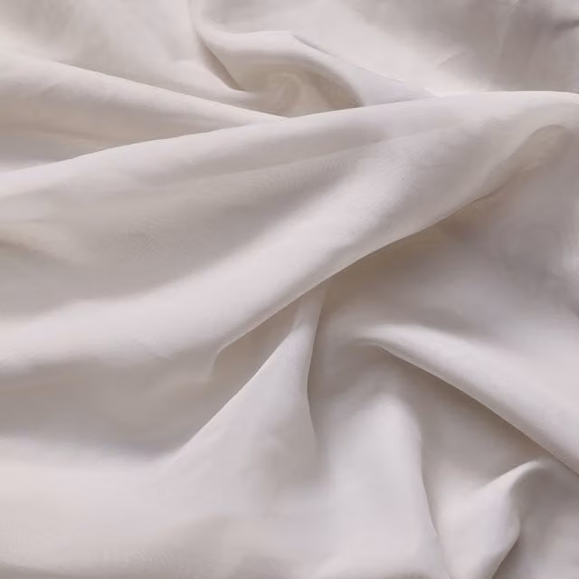 Prestigious Textiles Spotlight Plain Fabric in Silver and White