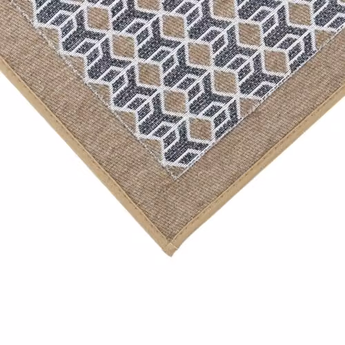 JVL Allure Machine Washable Non-Slip Entrance Doormat and Runner Set, Beige – 3
