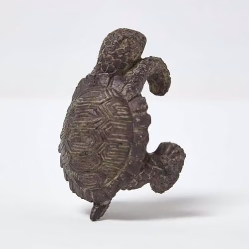 Homescapes Tortoise Figure Plant Pot Hanger, Grey Decorative Hanging Garden Ornament, H8.5 x W5.7 x D3.9 cm – 2