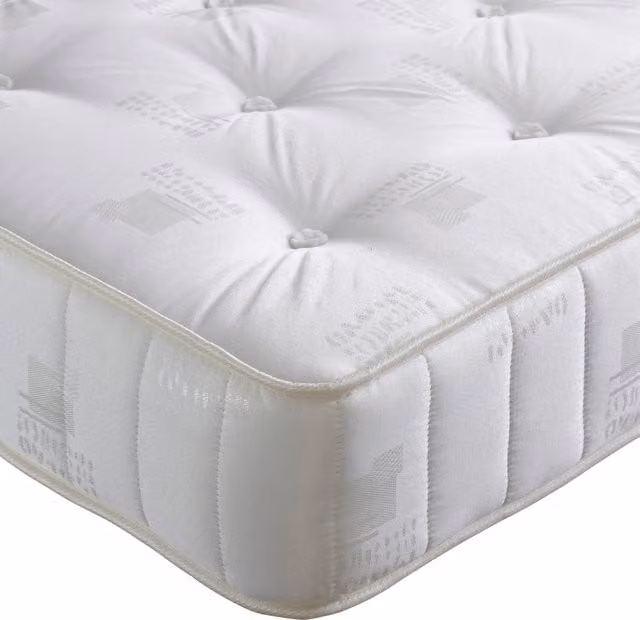 Bedmaster Promo Bonell Spring Mattress in White, W/D/H: 200 x 180 cm