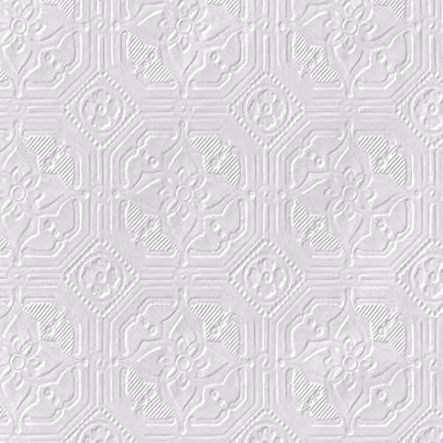 Brewster RD124 Anaglypta White Washable Vinyl Wallpaper, W: 53.34 cm, H: 1005.82 cm