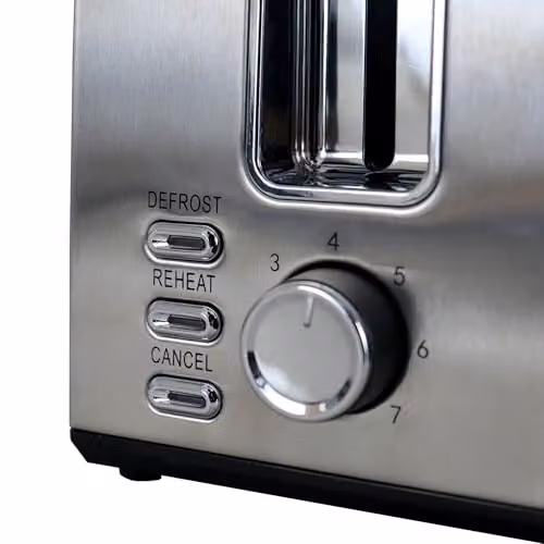 Igenix IGT0 4 Slice Stainless Steel Toaster in Silver – 5