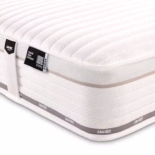 Jay-Be Truecore Hybrid Mattress, White, W/D/H: 135 x 190 x 23 cm
