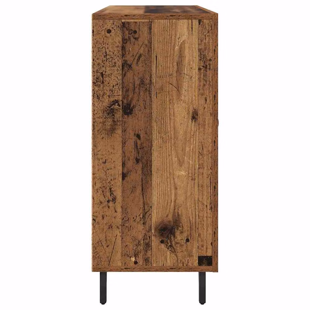 Berkfield Home Brown Industrial Sideboard with Storage Door, W/D/H: 90 x 34 x 80 cm – 4