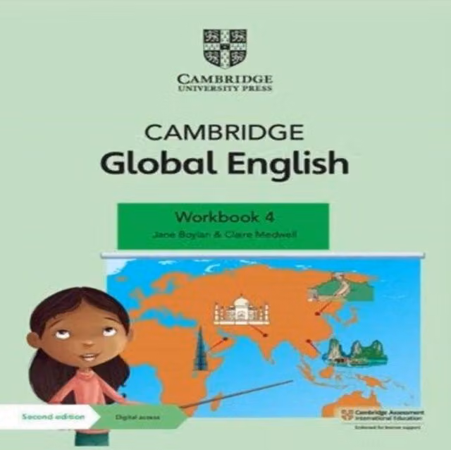 Jane Boylan Cambridge Global English Workbook 4 with 1 Year Digital Access