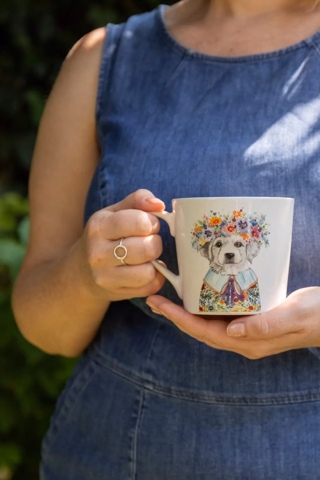 Mikasa Tipperleyhill Bone China Mug, White and Multicolour, 380 ml – 2