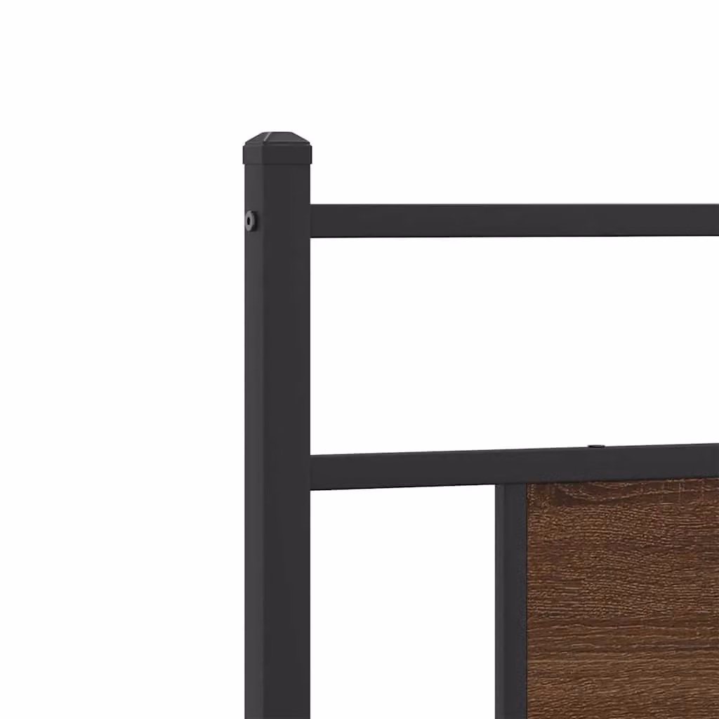 Berkfield Home Industrial Headboard in Brown Oak, Width: 75 cm – 4
