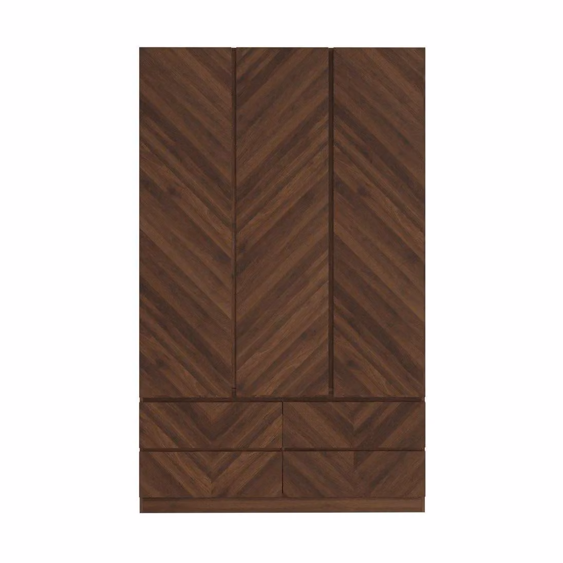 GFW Catania 4 Piece Modern Bedroom Furniture Set in Brown – 3