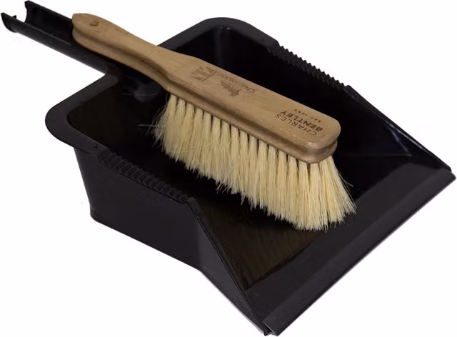 Charnwood Tampico Dustpan and Hand Brush Set in Black and Multicolour