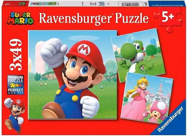 Ravensburger Super Mario Character Jigsaw Puzzle, Multicolour