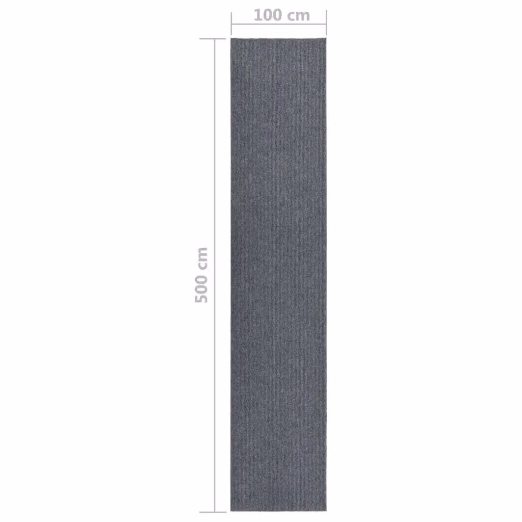 Berkfield Home Dirt Trapper Rectangular Carpet Runner, Grey, W: 100 cm, L: 500 cm – 2
