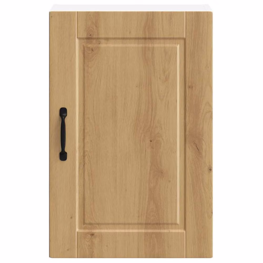 Berkfield Home Porto Artisan Oak Wall Cabinet in Brown – 2