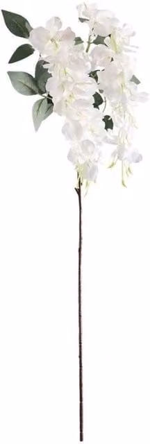 KDMD Essential White Wisteria 2 Pack Floral Decoration