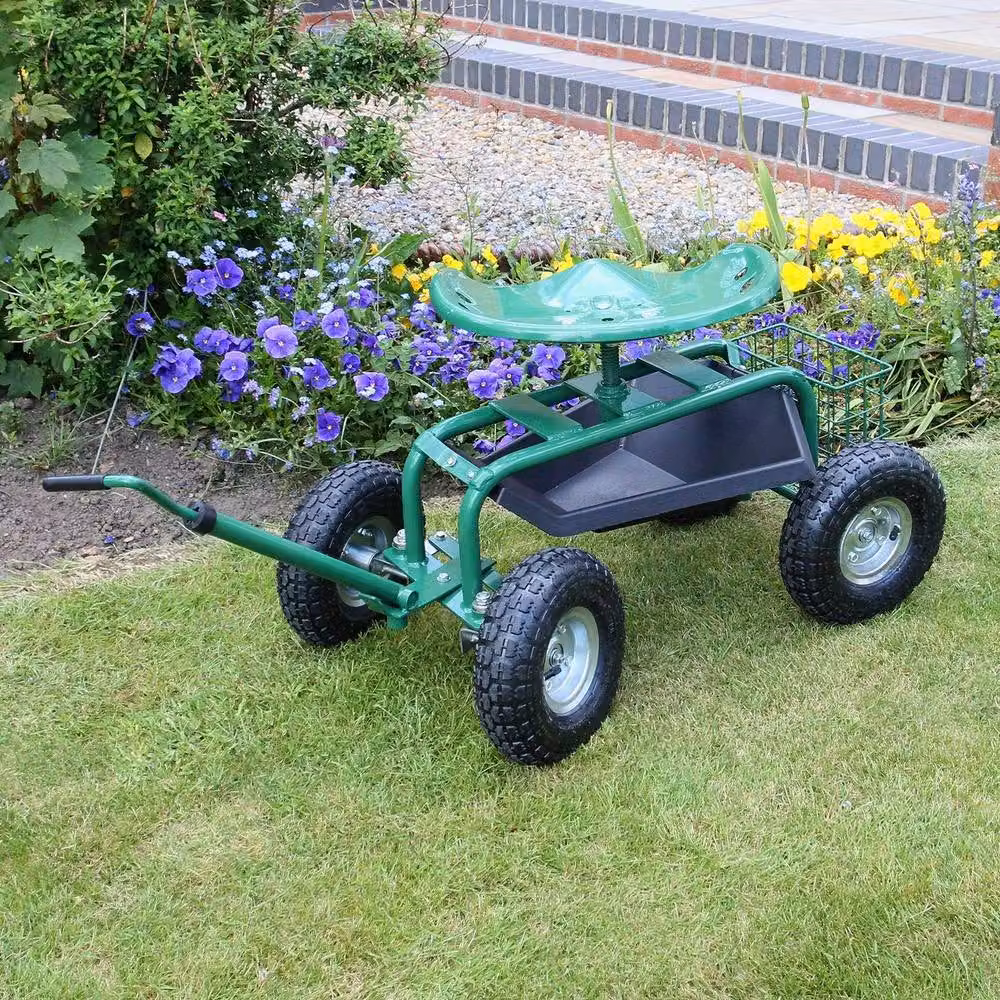 Monstershop Heavy-Duty Mobile Garden Seat in Green – 9
