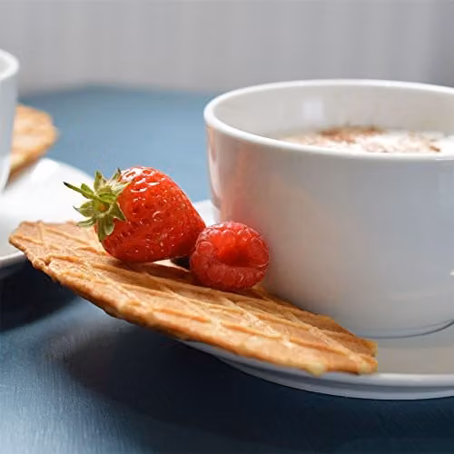 Argon Tableware 12 Piece White Porcelain Cappuccino Cup and Saucer Set – 4