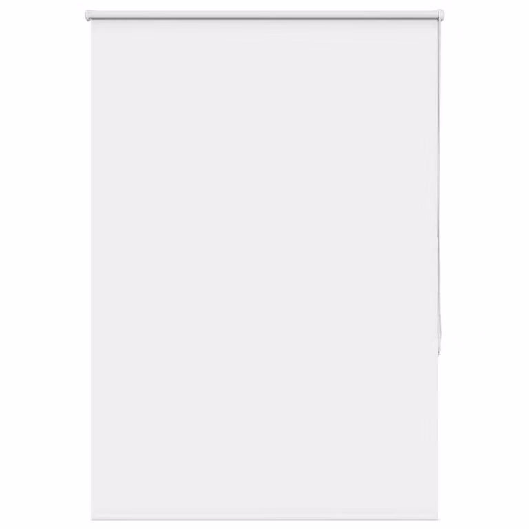 Berkfield Home White Blackout Roller Blind, Polyester, W: 105 cm, H: 150 cm