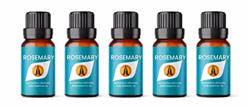 Aroma Energy Rosemary Pure Essential Oil, 50ml (5 x 10ml Bottles) – 1
