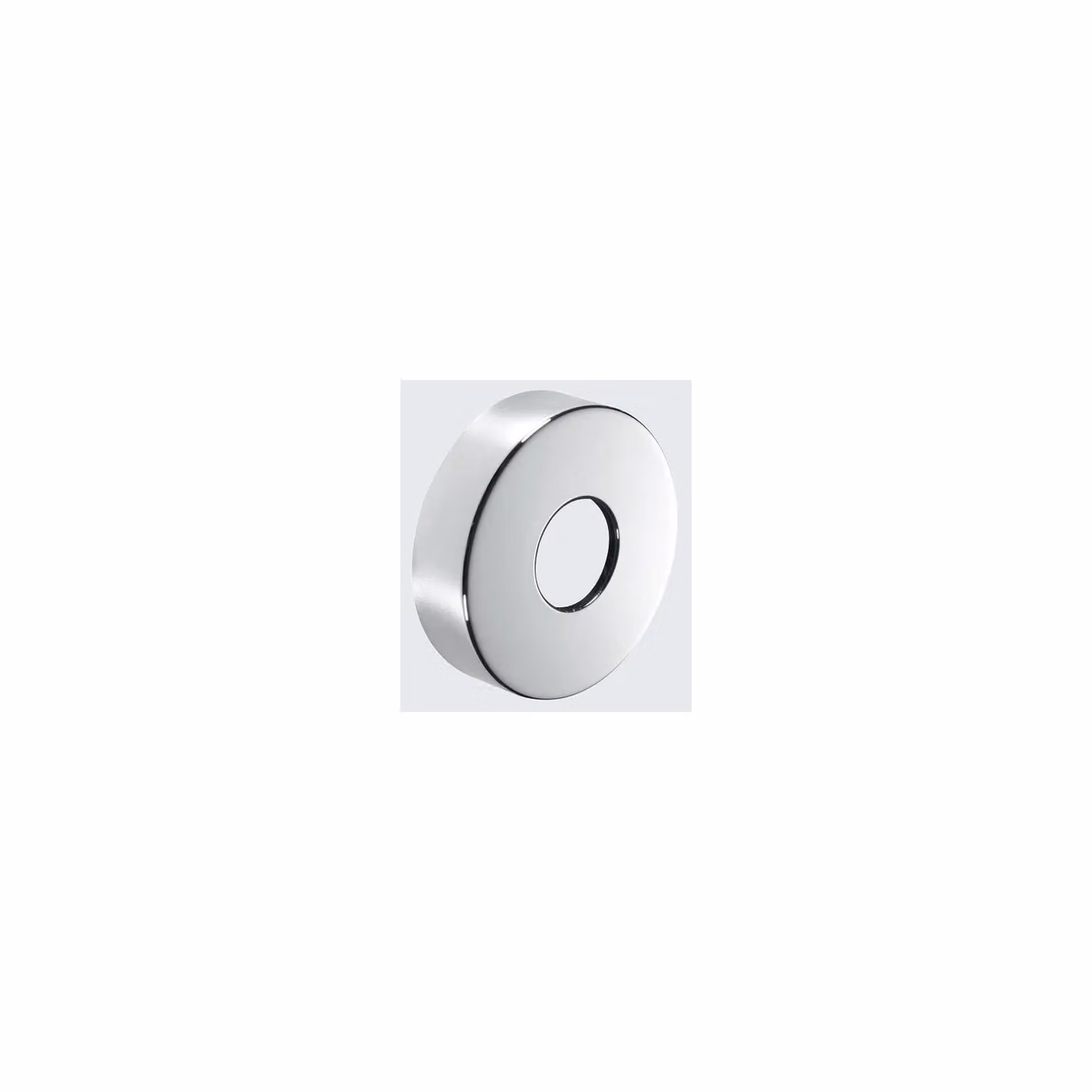 McAlpine 1.25 inch Chrome Plated Brass Wall Flange in Silver – 2