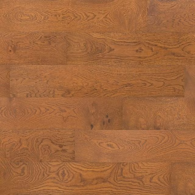 Beaufort Rustic Engineered Oak Wood Effect Vinyl Plank Flooring in Brown