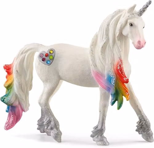 Schleich Bayala Rainbow Love Unicorn Stallion Multicolour Fantasy Horse Toy – 1