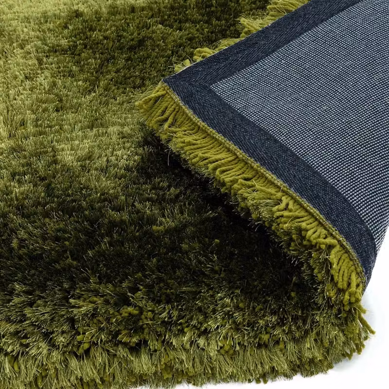 The Rug Shop UK Green Modern Plain Polyester Easy Care Area Rug W: 120 cm, D: 170 cm – 4