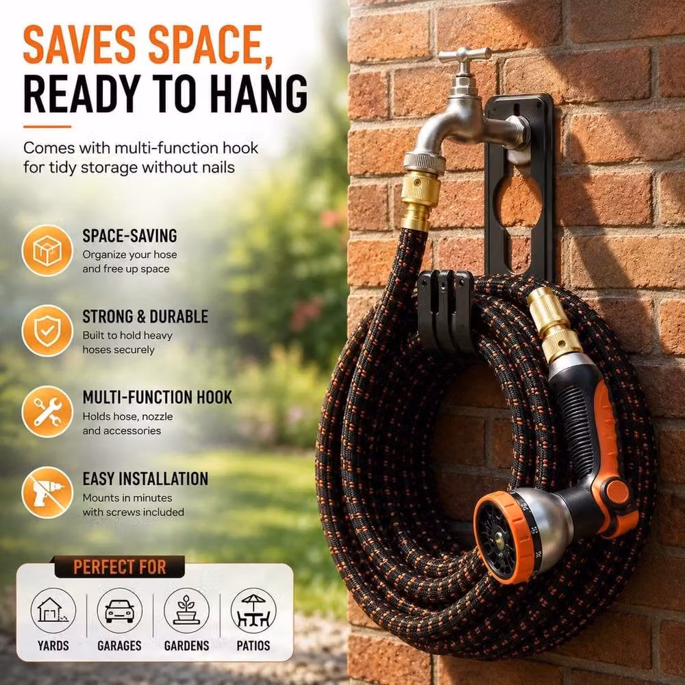 KORVIXA Heavy Duty Expandable Flexible Garden Water Hose, Multicolour – 2