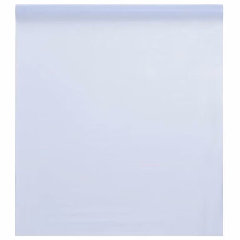 Berkfield Home Static Frosted Transparent White PVC Window Films, 3 Pieces, Black