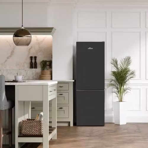 Willow WFF157G 157L Freestanding 70/30 Low Frost Fridge Freezer in Grey – 3