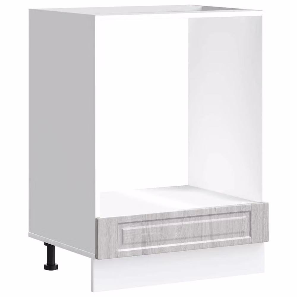 Berkfield Home Porto Oven Cabinet in Grey Sonoma Engineered Wood, H 81.5 x W 60.0 x D 46.0 cm – 2