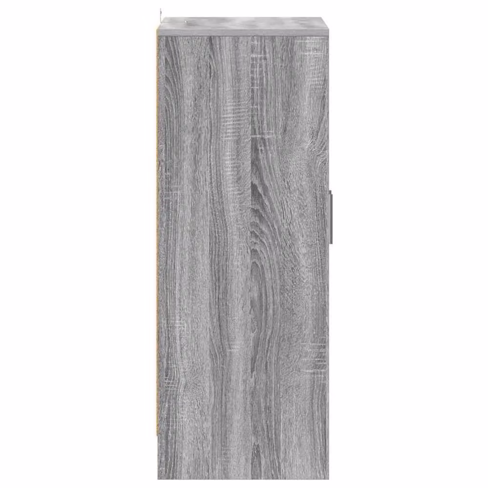 Berkfield Home Grey Sonoma Shoe Cabinet with Hinged Doors, W/D/H: 60 x 35 x 92 cm – 3