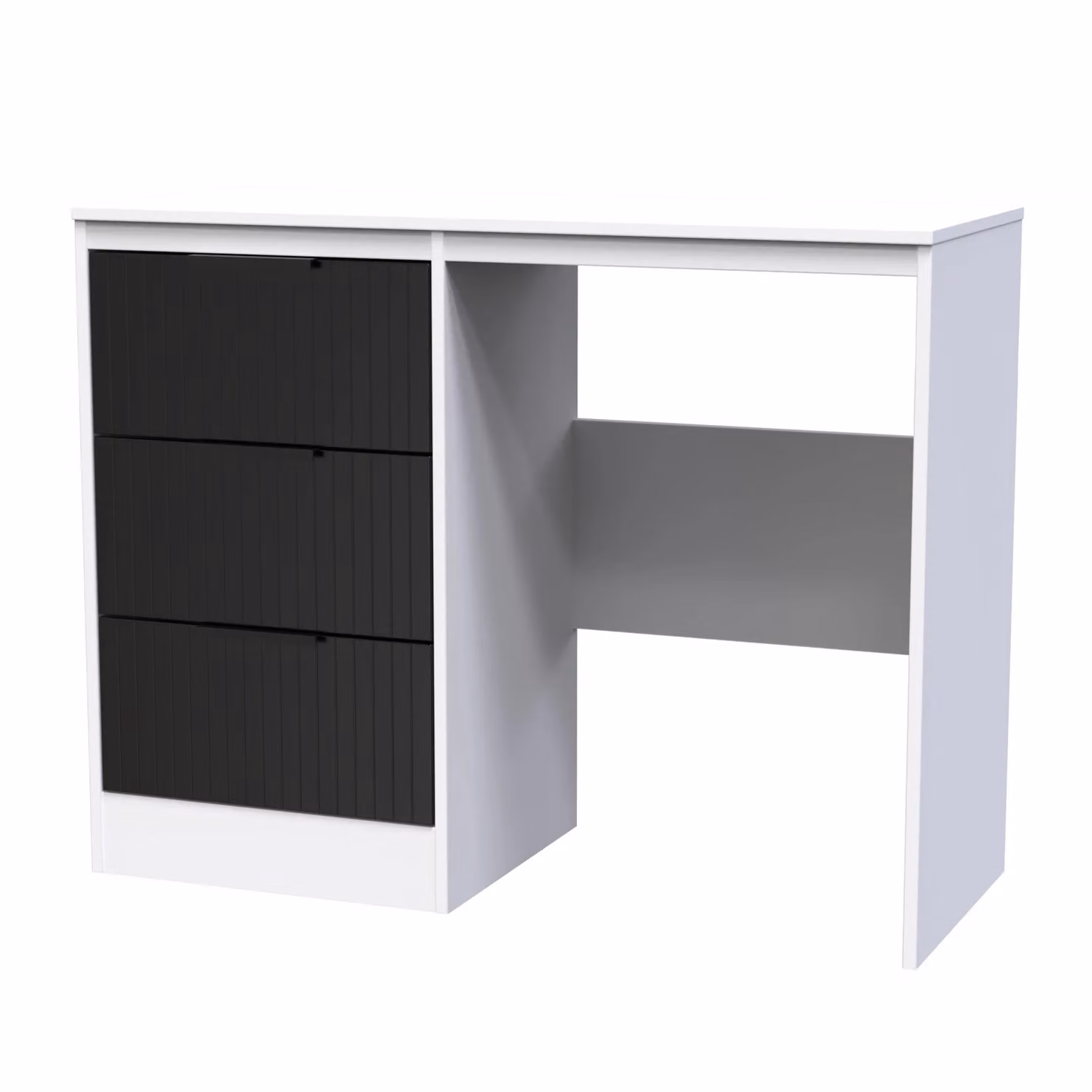 Ready Assembled 2 U Denver 3 Drawer Vanity in Black – 2