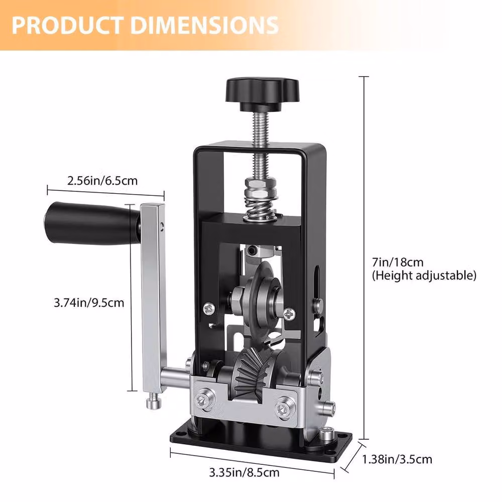 EONLION 2-in-1 Portable Powered Wire Stripping Machine in Black – 2