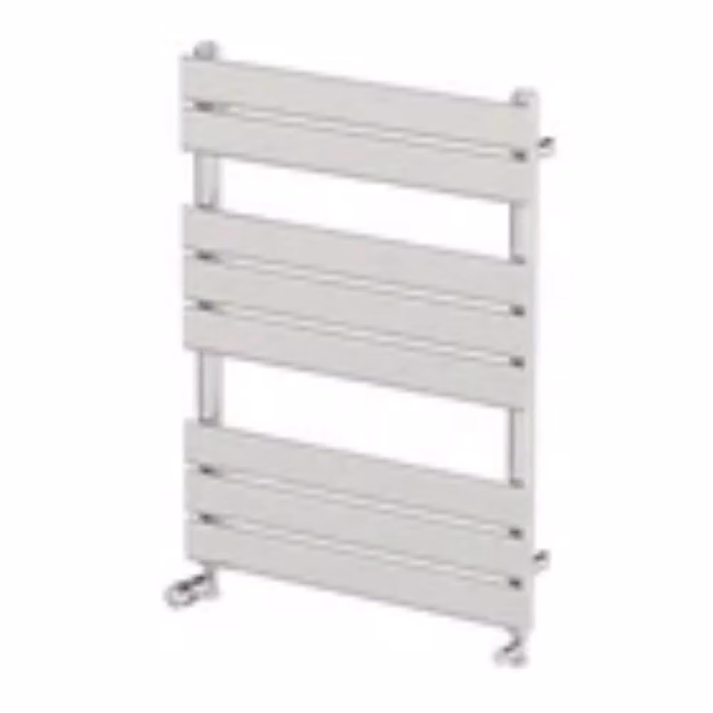 Havendro DuraTherm Flat Panel Heated Towel Rail in Silver, W/H: 800 x 600 mm – 2