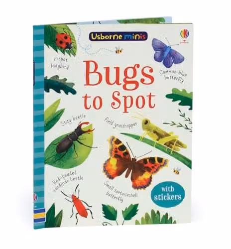 Usborne Minis Bugs to Spot Multicolour Paper Book – 3