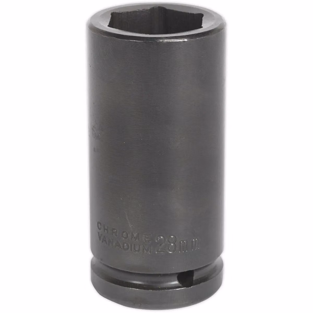 Loops 28mm Forged Deep Impact Socket 3/4 inch Sq Drive in Black Chrome Vanadium Steel – 3