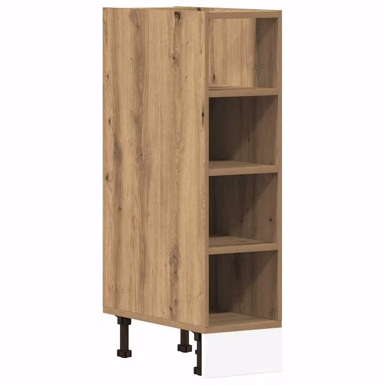 Berkfield Home Artisan Oak Bottom Kitchen Cabinet in Brown, W/D/H: 44.0 x 5.0 x 81.5 cm