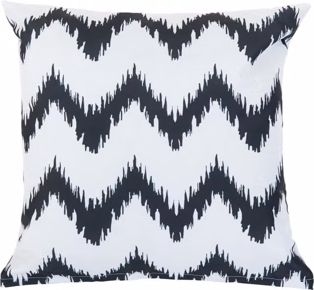 Gardenista Scandi Printed Outdoor Garden Scatter Cushion Cover in Shutter White