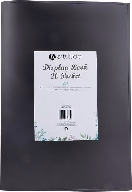 Artstudio Black A2 Display Book