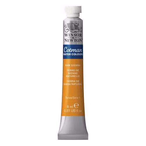 Winsor & Newton Cotman Watercolour Paint, Raw Sienna, 1.905 ml – 2