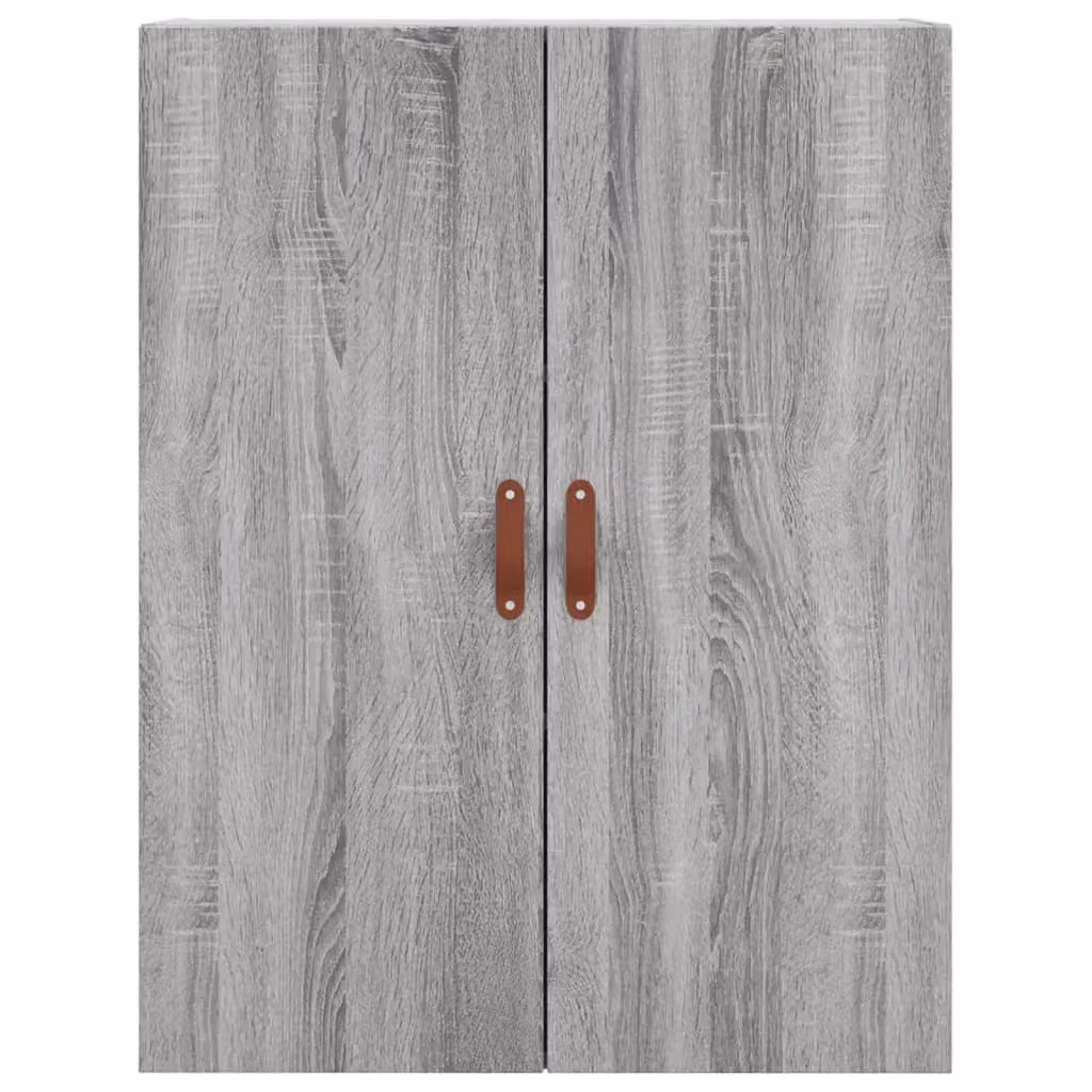 Berkfield Home Wall Mounted Cabinets, 2 Piece, Grey Sonoma, W: 69.5 cm, D: 34 cm, H: 90 cm – 2