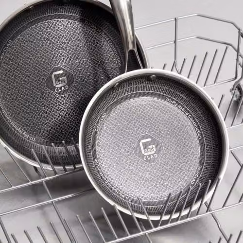 Tower Geo-Clad 20cm Ceramic Hybrid Frying Pan in Silver – 7
