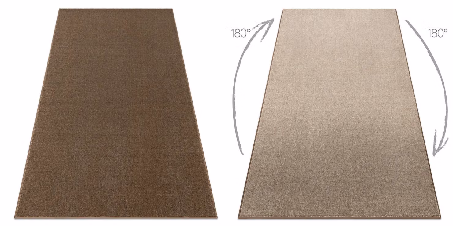 RugsX Seduction Square Rug in Brown, W x D: 200 x 200 cm – 2